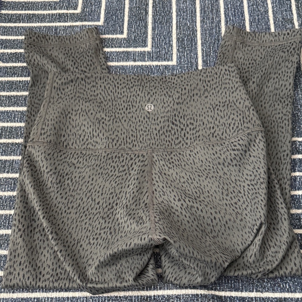 lululemon athletica Black Patterned Leggings